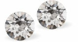 E636 - Austrian Crystal Chaton Studs - Satin colour, 4mm in size