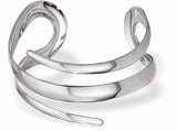 B21 - Elegant Bangle Silver Coloured