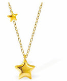 GP71 - Stars Necklace in Golden Titanium Steel